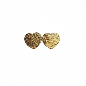 Boucles d'oreilles en forme de cœur en acier inoxydable 316L avec placage or PVD, bijoux tendance - Product Image 2