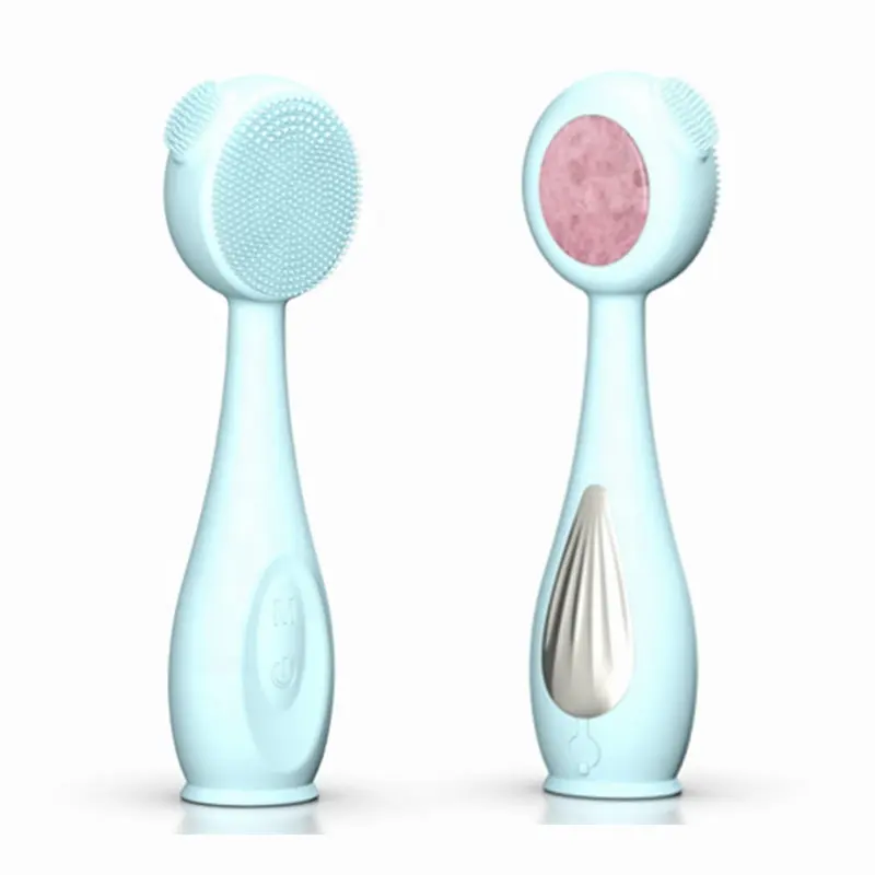 High Frequency Vibration Silicone Facial Cleaning Brush Beauty Skin Care Electric Face massage deep skin cleansing Facial brush