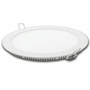 Downlight LED de 185 mm, blanco, 18 W, con temperatura de color cálida. ideal para la iluminación en hogares y oficinas. - Product Image 1