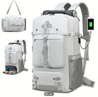 Ransel Laptop Multifungsi yang Dapat Diubah Menjadi Tas Travel Hiking dengan Port USB Kapasitas Besar