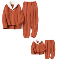 Pyjama Bébé de Boutique, Tenue d'Hiver en Polaire Corail Douce et Unie pour Enfants, Robe de Nuit de Noël Designer pour Fille, Tenue d'Anniversaire