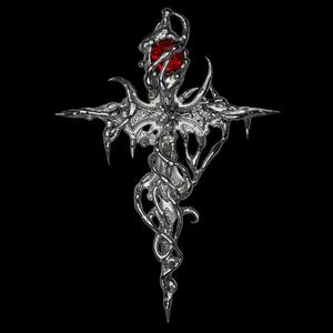 Colgante de cristal de piedra lunar de estaño popular 2026, colgante de alabastro con púas estilo punk, joyería de moda para chicas y chicos, venta al por mayor - Product Image 1