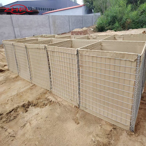 Malla de Alambre de Hierro Galvanizado Soldada, Gabiones de Orificio Cuadrado, Sacos de Arena Bastion, Certificación CE/ISO, Tamaños Personalizables, Defensa Contra Explosiones - Product Image 5