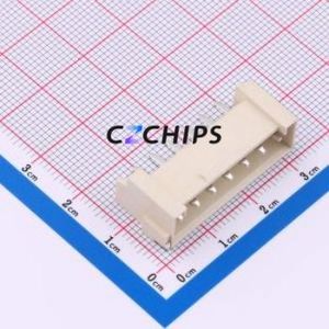 WT396VW-074R-0W Wire-to-<b>Board</b> Pin Header SMD,P=3.96mm,Horizontal <b>Mount</b> Connector 1x7P 3.96mm Horizontal <b>Mount</b> VH - Product Image 1