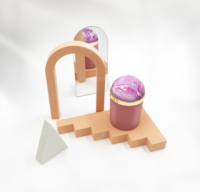 Edelstein-Kristallkugel Duftkerze |   Luxuriöse Sojawachs-Heilkerze |   Ästhetisches Wellness-Geschenk für Meditation und Yoga