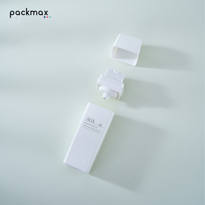 50ml White PP Square <b>Vacuum</b> <b>Pump</b> Bottle for Face Wash & Lotion, Cosmetic Packaging - Product Image 2