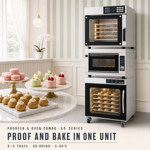 Four de Fermentation <span class=keywords><strong>et</strong></span> de Cuisson Tout-en-un 60x40cm pour un Levage Rapide de la Pâte, Idéal pour Studio de Pâtisserie <span class=keywords><strong>et</strong></span> la Cuisson du <span class=keywords><strong>Chocolat</strong></span> - Product Image 2