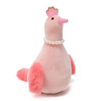Figurines de poussins en polyester rose, décorations de Pâques, animaux en peluche faits à la main sur le thème de la ferme, pour la table de fête