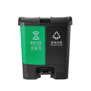 2 in 1 Dual Best Kitchen Trash <strong>Can</strong> <strong>Custom</strong> <strong>Garbage</strong> <strong>Can</strong> Step on Dustbin Pedal <strong>Garbage</strong> Bin <strong>Custom</strong> logo Waste Bin - Product Image 2