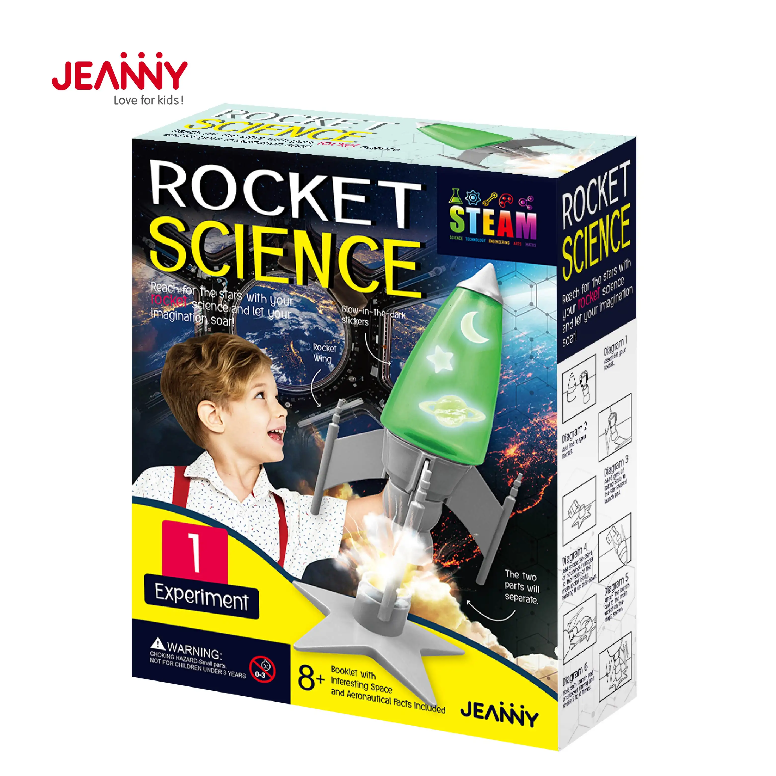 Best Selling Stem Voorschoolse Educatief Wetenschap Creatief Speelgoed Voor Kids Rocket Science Stem Speelgoed Educatief Kits Voor Jongens