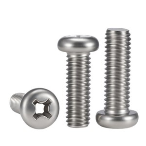 Tornillos de máquina de cabeza redonda M2 M3 M4, cabeza Phillips métrica, acero al carbono, grado A, rosca estándar para aplicaciones electrónicas - Product Image 4