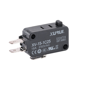 Microinterruptor de Fábrica Tipo Plunger XURUI 15A 16A 25A 125 VCA 250 VCA XV-15-1C25 - Product Image 2