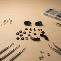 Boutons de remplacement pour manette (ZR/ZL) pour A/B/X/Y - Plastique parfaitement compatible