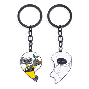 Đơn giản cổ điển Robot Huy động Keychain Mặt dây chuyền một người đàn ông và một người phụ nữ nóng bán bán buôn cho trẻ em - Product Image 1