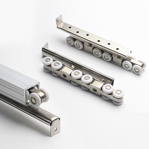 Großhandel Moderne Aluminiumlegierung Geräuschlose Schiebetür-Laufrollen & Schienensystem für Hotel- und Küchengebrauch - Product Image 4