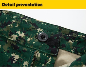 Pantalones Tácticos de Camuflaje para Hombre - 97% Poliéster 3% Elastano de Secado Rápido y Transpirable para Trabajo al Aire Libre, Senderismo y Tareas de Seguridad - Product Image 4
