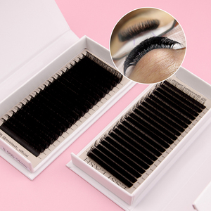โรงงาน ESSI LASH ขายส่งถาดต่อขนตาแบบเส้นต่อเส้น ราคาโรงงาน สีดำด้านเข้ม ขนตาแบบวอลลุ่ม ขนมิงค์ ไหม และแคชเมียร์ - Product Image 3