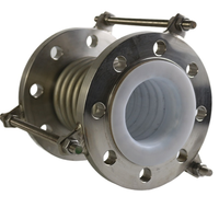 Soufflet métallique en acier inoxydable SS 304L 316 à raccordement par bride, joint d'expansion flexible, basse pression, résistant à la corrosion