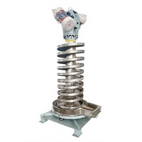 Convoyeur vibrant à spirale verticale Zhonghao, motorisé 3 kW 380V, pour le levage de granulés de plastique et de granulés de caoutchouc