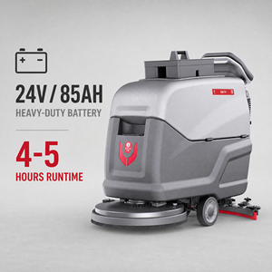 Nettoyeur de sols autopropulsé CleanHorse ARES550, compact, électrique, pour usage industriel, adapté aux usines. - Product Image 4