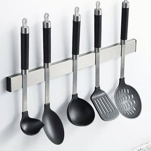 Barre magnétique murale double face pour couteaux, support d'outils de cuisine en acier inoxydable, porte-couteaux magnétique pour la cuisine - Product Image 6