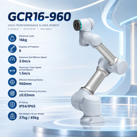 Bras de robot industriel GCR16-960 à 6 axes, charge utile de 16 kg avec portée de 960 mm pour l'asservissement des machines et la fabrication intelligente