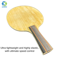 Raquette de tennis de table personnalisée OEM/ODM avec logo, construction à couches sandwich PMI, équipement professionnel de ping-pong, découpe en carbone
