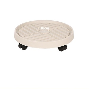 Support de plantes rond avec roulettes verrouillables et <span class=keywords><strong>soucoupe</strong></span> pour pot - Product Image 5