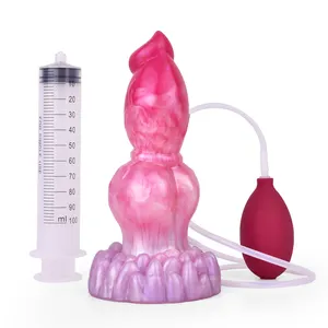 NNSXスプレーウォーターディルド動物犬射精ディルド膣刺激装置女性のためのリアルな潮吹きディルド大人のおもちゃ