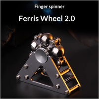 Fidget Spinner Roue de Ferris, Ornement de Bureau Créatif, Jouet Anti-Stress, Gyroscope Métallique EDC, Gadget de Décompression, Cadeau, Fabriqué en Chine, Modèle MTL89