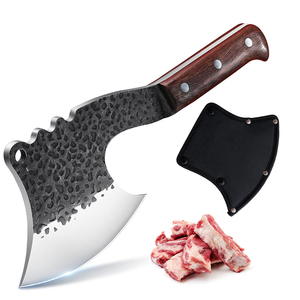 Couteau à désosser de 5 pouces, robuste et tranchant, avec lame pleine longueur, pour boucher, chef, viande, avec étui, idéal pour la cuisine, le camping et le barbecue - Product Image 1