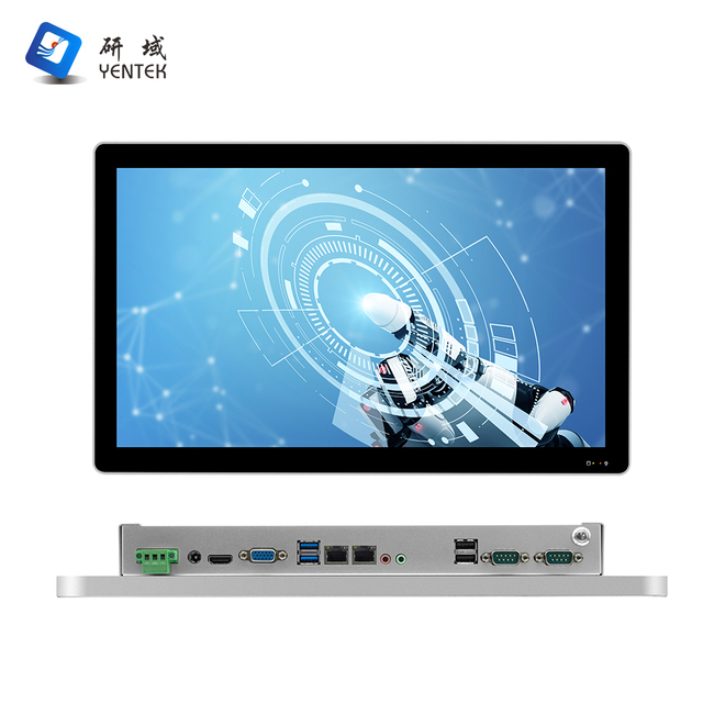 15.6 Inch 1920*1080 LCD Embedded Panel Pc N100 J6412 I3 I5 I7 Dual LAN Dual COM Win10 Linux Ubuntu VESA Industrial Panel Pc