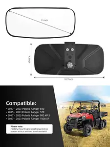 <span class=keywords><strong>Polaris</strong></span> <span class=keywords><strong>Ranger</strong></span> Rear View gương, HD trung tâm Rear View gương cho <span class=keywords><strong>Polaris</strong></span> <span class=keywords><strong>Ranger</strong></span> trên các nhà máy thả xuống gắn Tab - Product Image 5