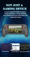 Project X Pro Consola de juegos portátil de mano Pantalla HD de 4,3 pulgadas Reproductor de bolsillo Luz RGB Fuente abierta WI-FI 3200mAh Consola de video