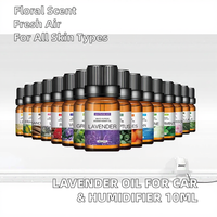 Minyak Esensial Lavender & Tea Tree Murni untuk Aromaterapi di Mobil & Humidifier, Larut dalam Air 10ml, Ramah Kulit untuk Semua Jenis Kulit