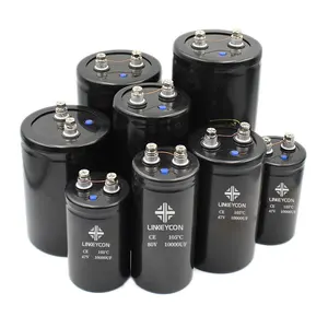 Capacitor eletrolítico de alumínio CD136 450V 12000uF de armazenamento de energia de alta qualidade e longa vida útil da fábrica Linkeycon