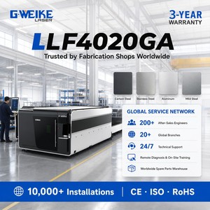 Machine de découpe laser fibre CNC haute précision 2000W AI pour le traitement de tôles d'acier au carbone, d'acier doux et d'aluminium de 0,5 à 20 mm, avec système Yaskawa Water - Product Image 4