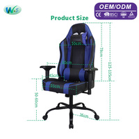 Fauteuil de Direction Convertible en Cuir PU avec Accoudoirs Réglables 4D et Dossier Inclinable WS7762 – Vente en Gros