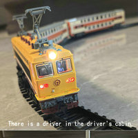 Tren Eléctrico de Juguete RUIKU SS7C para Niños, Modelo de Tren con Rieles, Juguete de Tren de Aleación
