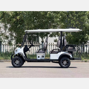 Carrito de Golf Eléctrico de Cuatro Ruedas de 5-<span class=keywords><strong>6</strong></span> <span class=keywords><strong>Plazas</strong></span>, Fabricado en Acero, Cumple con las Normas DOT y EEC, para Lugares Turísticos, Hoteles, Ferry, Caravanas, Nuevo - Product Image 2