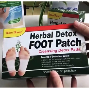 แผ่นแปะเท้าวินสตัน สมุนไพรดีท็อกซ์ ทำความสะอาด ด้วยเดกซ์ทริน 30 ชิ้น วิตามินซี อายุการเก็บรักษา 2 ปี ได้รับการรับรองจาก MSDS - Product Image 3
