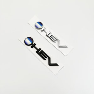 Adesivo Logo 3D in ABS HEV per <span class=keywords><strong>Toyota</strong></span> Camry Corolla Highlander Prius Auris Hilux Prado Decorazione Laterale Parafango Posteriore Bagagliaio - Product Image 2