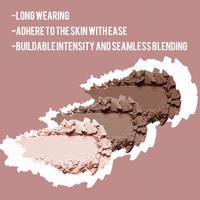 Poudre à sourcils sans talc anti-taches Cosmetics Duo Small High Pigment Brow Powder Private Label Artistic Brow Powder