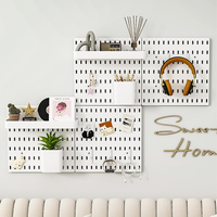 Plateau moderne écologique et minimaliste en acrylique transparent Organisateur Chevet Salle de bain Bureau Rangement mural Présentoir fourre-tout