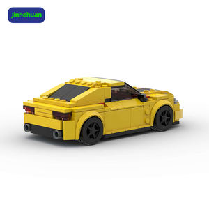 Heißes Spielzeug Moc Bausteine Hersteller gelb Spielzeug Sportwagen Moc Ziegel Modell für Kinder Geschenk Auto Baustein Sets - Product Image 2