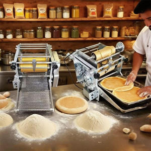 Machine industrielle automatique de fabrication de tortillas de maïs de type Philadelphie, type <span class=keywords><strong>pizza</strong></span>, en promotion - Product Image 4