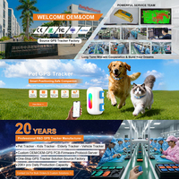 Rastreador GPS 4G para Mascotas con Logotipo Personalizado, Resistente al Agua IP67, para Perros y Gatos, con Aplicación en Tiempo Real, Geocerca, Reproducción de Actividad y Monitoreo
