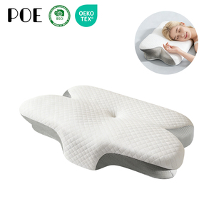 Oreiller <span class=keywords><strong>cervical</strong></span> ergonomique moderne et personnalisable pour soulager la douleur et favoriser le confort du sommeil avec mousse à mémoire de forme - Product Image 1