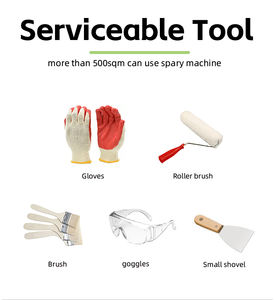 Colle acrylique transparente imperméable certifiée CE pour l'étanchéité des fissures des sols de balcons et terrasses, application directe, revêtement imperméable - Product Image 5