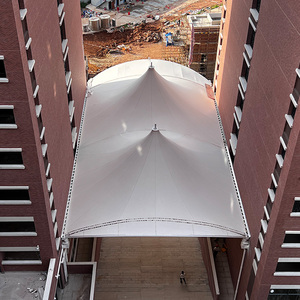 Toldo Arquitectónico de Membrana PTFE con Doble Techo, Impermeable, Ignífugo, Ecológico, con Protección UV, para Almacenes y Escuelas - Product Image 1